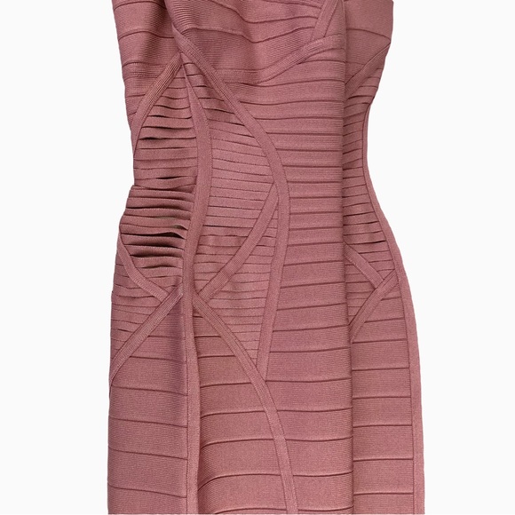 Herve Ledger NWT Verona Bandage Bodycon Dress in Azalia. Sz Small - Picture 5 of 9